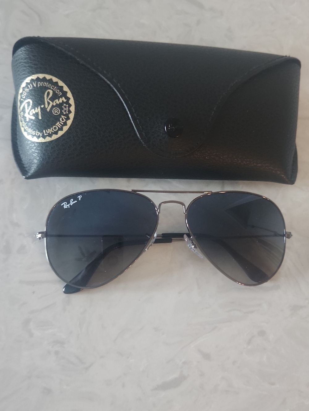 Ray-Ban 3025 Aviator Large Metal Polarized Sunglasses
